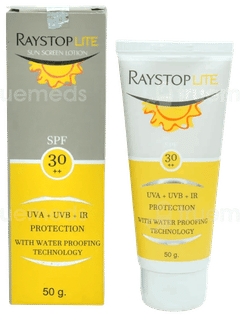 Raystop Lite Spf 30++ Sunscreen Lotion 50Gm