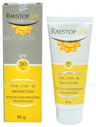 Raystop Lite Spf 30++ Sunscreen Lotion 50Gm