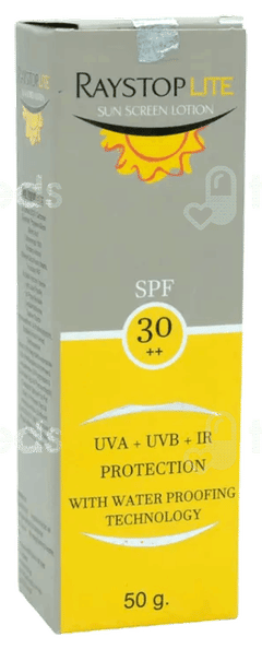 Raystop Lite Spf 30++ Sunscreen Lotion 50Gm