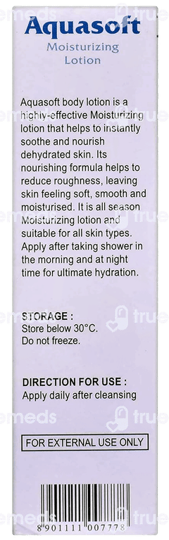 Aquasoft Moisturizing Lotion 100ml