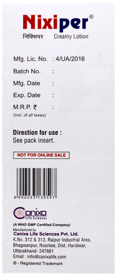 Nixiper Creamy Lotion 50ml