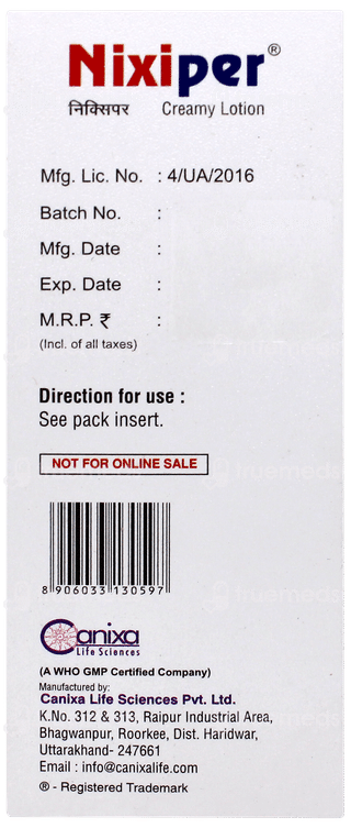 Nixiper Creamy Lotion 50ml