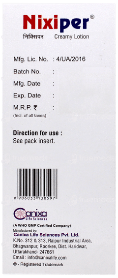 Nixiper Creamy Lotion 50Ml