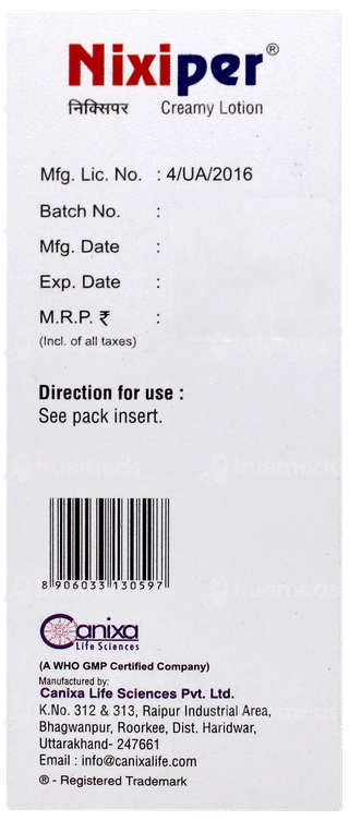 Nixiper Creamy Lotion 50Ml
