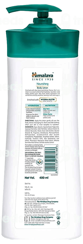 Himalaya Nourishing Body Lotion 400Ml