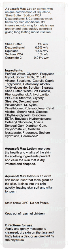 Aquasoft Max Lotion 200ml