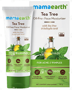 Mamaearth Tea Tree Oil Free Face Moisturizer For Acne And Pimples 80gm