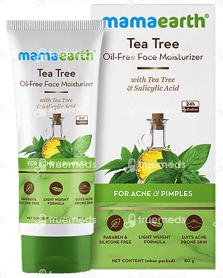 Mamaearth Tea Tree Oil Free Face Moisturizer For Acne And Pimples 80 ML