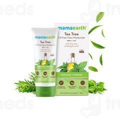 Mamaearth Tea Tree Oil Free Face Moisturizer For Acne And Pimples 80gm