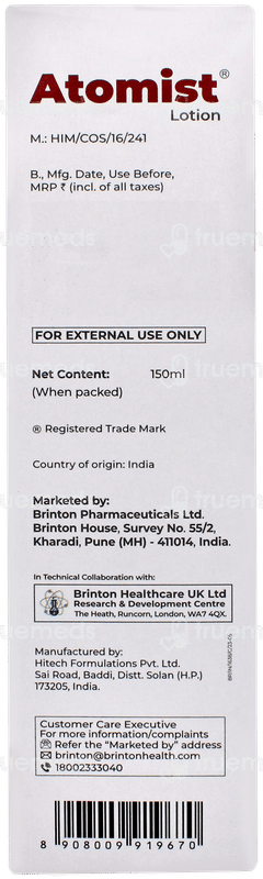 Atomist Lotion 150ml