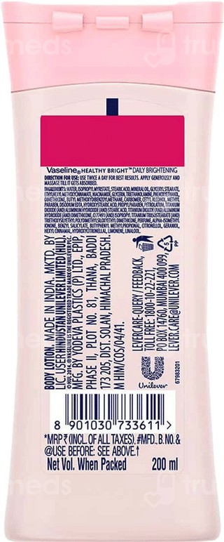 Vaseline Healthy Bright Daily Brightening Lotion 200Ml