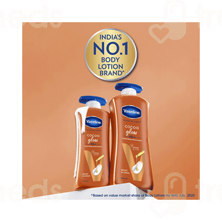 Vaseline Intensive Care Body Cocoa Glow Lotion 600 ML