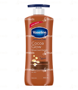 Vaseline Intensive Care Body Cocoa Glow Lotion 600 ML