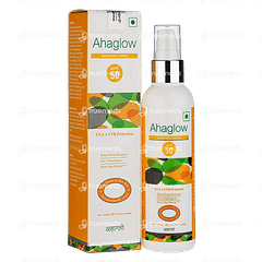 Ahaglow Spf 50 Sunscreen Lotion 100ml
