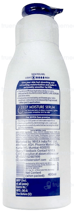 Nivea Aloe Hydration Normal Skin Body Lotion 400Ml