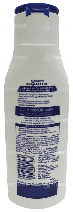 Nivea Aloe Hydration Body Lotion For Normal Skin 200Ml