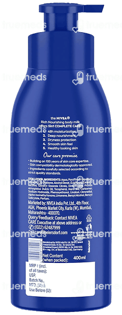 Nivea Body Milk Nourishing Lotion 400ml