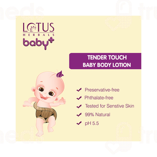 Lotus Herbals Baby+ Tender Touch Baby Body Lotion 100 ML
