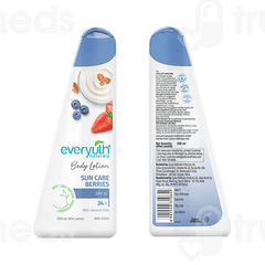 Everyuth Naturals Sun Care Berries Spf 15 Body Lotion 200 Ml