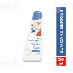 Everyuth Naturals Sun Care Berries Spf 15 Body Lotion 200 Ml