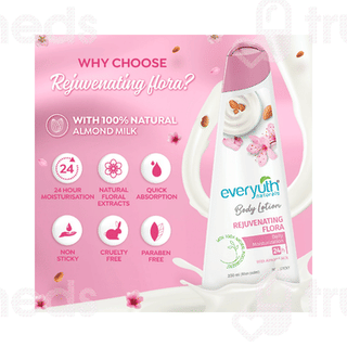 Everyuth Naturals Rejuvenating Flora Body Lotion 500 Ml