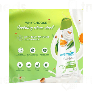 Everyuth Naturals Soothing Citrus Aloe Body Lotion 100 Ml