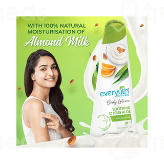 Everyuth Naturals Soothing Citrus Aloe Body Lotion 100 Ml
