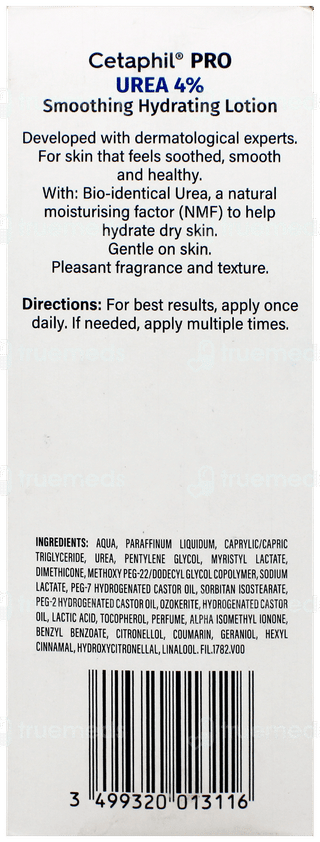 Cetaphil Pro Urea 4% Smoothing Hydrating Lotion 200Ml
