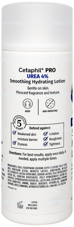 Cetaphil Pro Urea 4% Smoothing Hydrating Lotion 200Ml