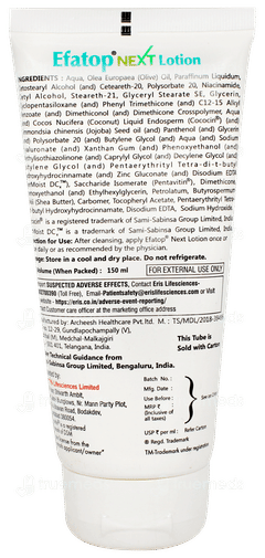Efatop Next Intense Moisturizer Lotion 150ml