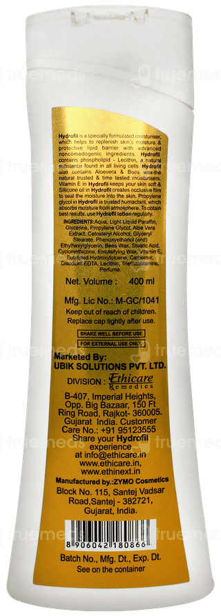 Hydrofil Emollient Lotion 400ml