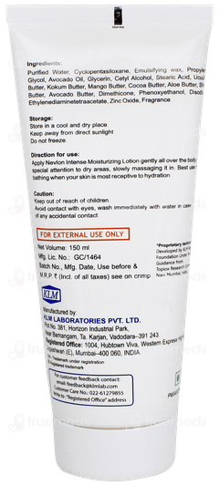 Nevlon Intense Moisturizing Lotion 150ml