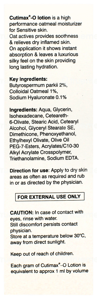 Cutimax O Lotion 60gm