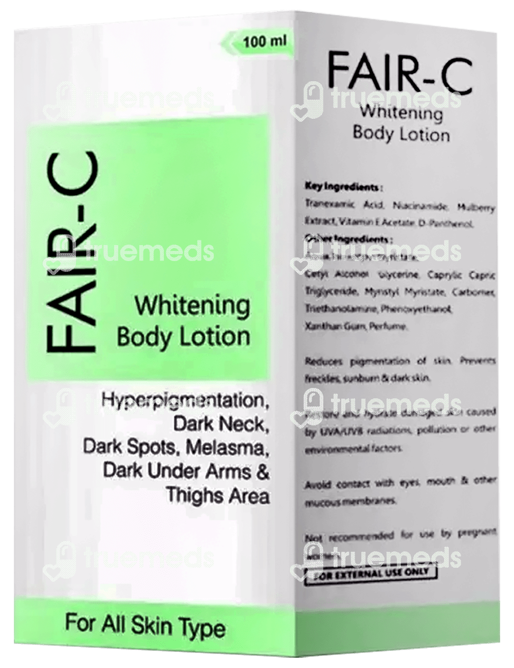 Fair C Whitening Body Lotion 100 Ml Uses, Side Effects, Dosage, Price