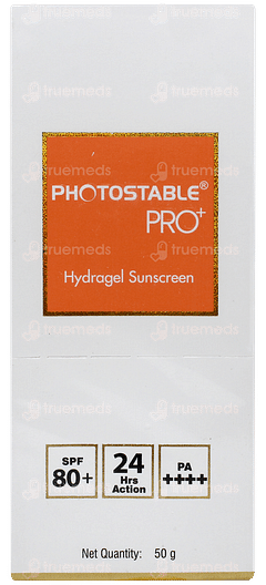 Photostable Pro+ Spf 80+ Pa++++ Hydragel Sunscreen 50gm