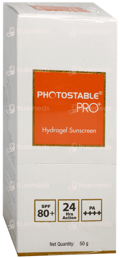 Photostable Pro+ Spf 80+ Pa++++ Hydragel Sunscreen 50Gm Photostable Pro+ Spf 80+ Pa++++ Hydragel Sunscreen 50Gm