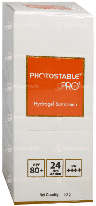 Photostable Pro+ Spf 80+ Pa++++ Hydragel Sunscreen 50Gm