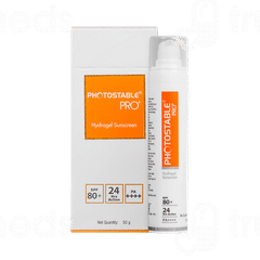 Photostable Pro+ Spf 80+ Pa++++ Hydragel Sunscreen 50gm Photostable Pro+ Spf 80+ Pa++++ Hydragel Sunscreen 50gm