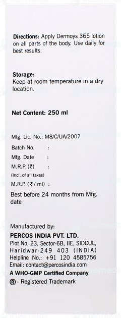 Dermoys 365 Face & Body Lotion 250ml