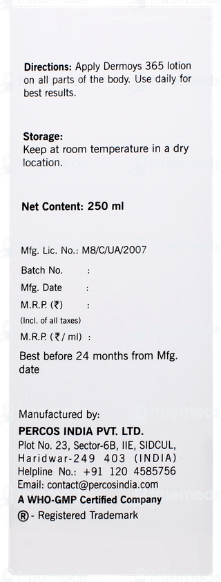 Dermoys 365 Face & Body Lotion 250ml