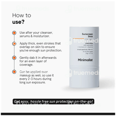 Minimalist Spf 50+ Sunscreen Stick 20gm