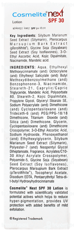 Cosmelite Next Spf 30 Lotion 50ml