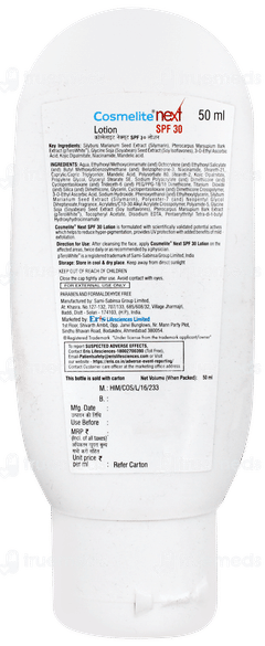 Cosmelite Next Spf 30 Lotion 50ml