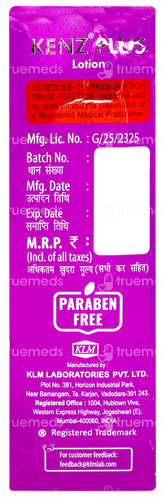 Kenz Plus Lotion 100ml