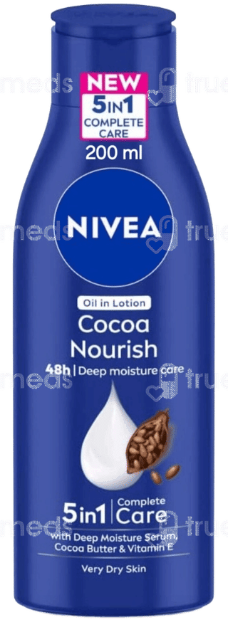 Nivea New 5 In 1 Complete Care Cocoa Nourish Body Lotion 200Ml