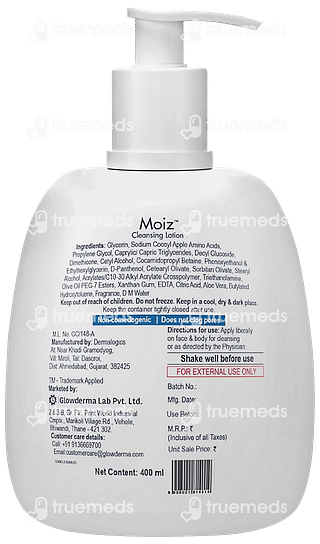 Moiz Cleansing Lotion 400 ML