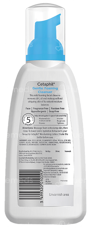 Cetaphil Gentle Foaming Cleanser 236ml