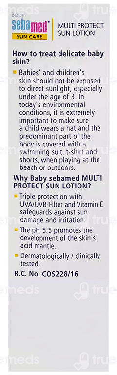 Sebamed Baby Sun Care 50+ Multi Protect Sun Lotion 200ml