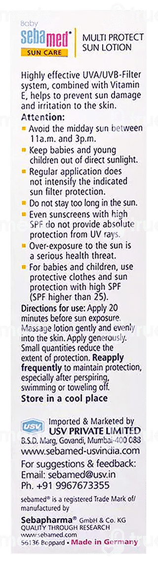 Sebamed Baby Sun Care 50 + Lotion 200 ML