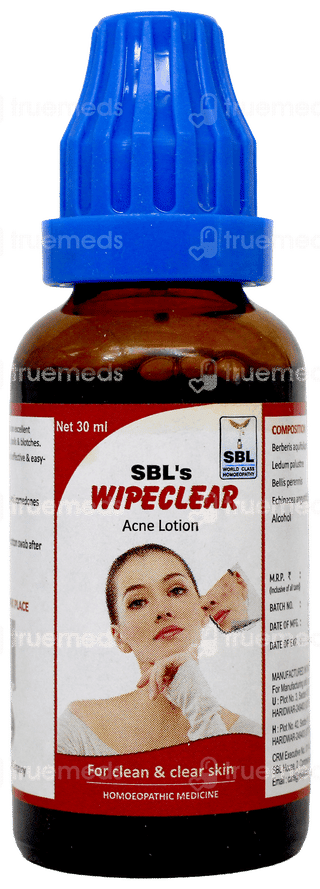 Sbls Wipeclear Acne Lotion 30Ml